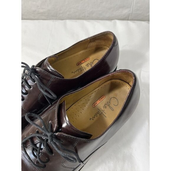 Cole Haan Men's NikeAir Split-Toe Derby Mahogany Leather Dress Shoes Size 11 M - Picture 3 of 15